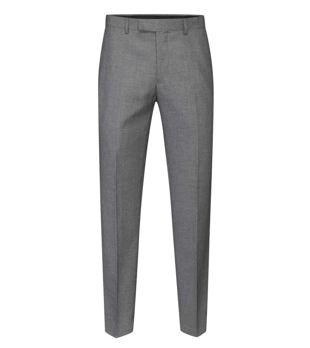 Skopes Men's Harcourt Tapered Fit Trouser in Silver 28 Short to 56 Long