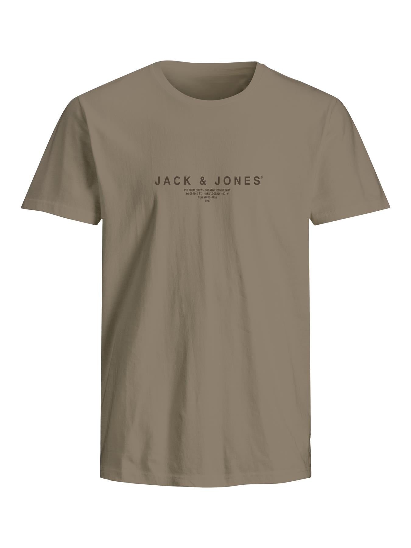Jack & Jones Short Sleeves T-shirt For Men (JPRBLAHARRIS) in 3 Colours, 4XL-7XL