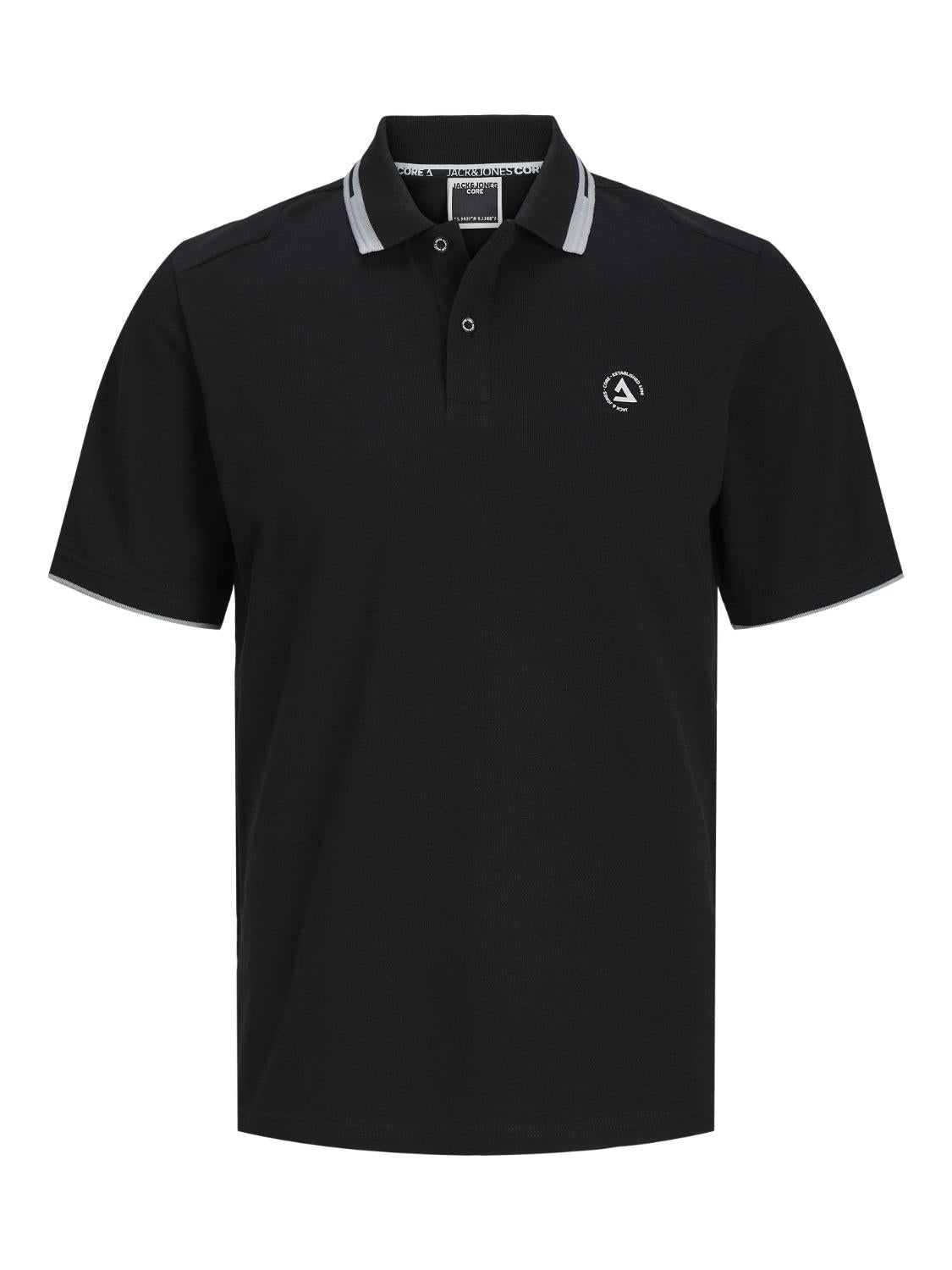 Jack & Jones Plus Men's JCOHASS Short Sleeve Polo Shirt 3 Colours, 1XL to 6XL