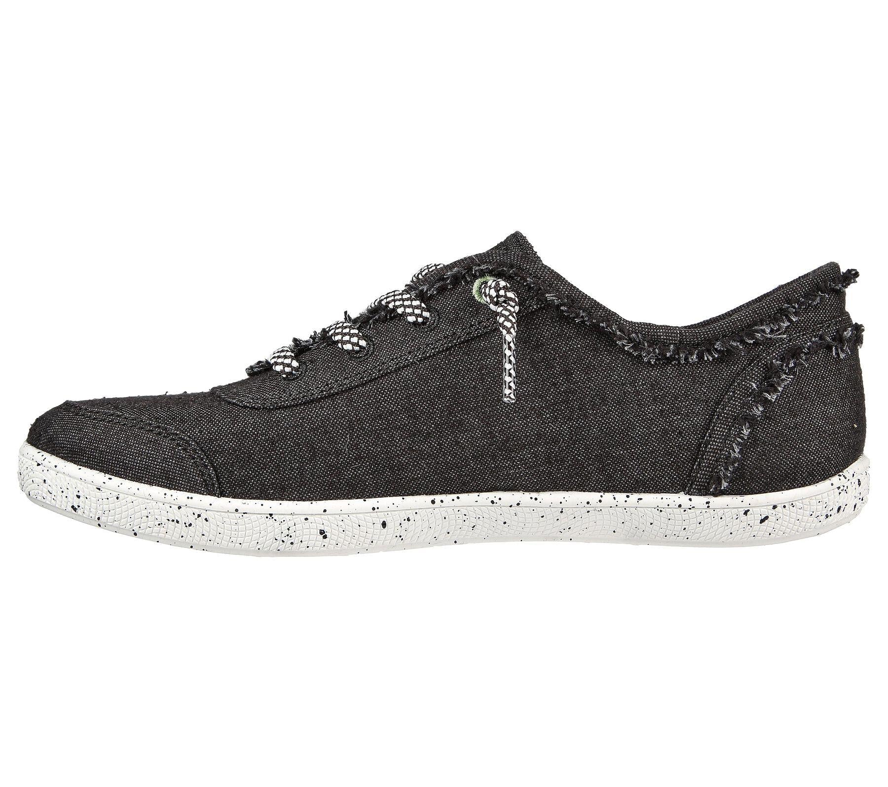 Skechers (GAR113537) Canvas Ladies Summer Bobs B Cute Clean Life Shoes in UK 3 to 8