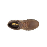 CAT Threshold Chukka Full Grain Leather Boots for Men (P725953) in Mushroom, Sizes 9-12