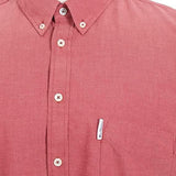 Ben Sherman Mens Big Size Short Sleeve Organic Cotton Oxford Shirt (65095) 2XL-5XL, 4 Colours
