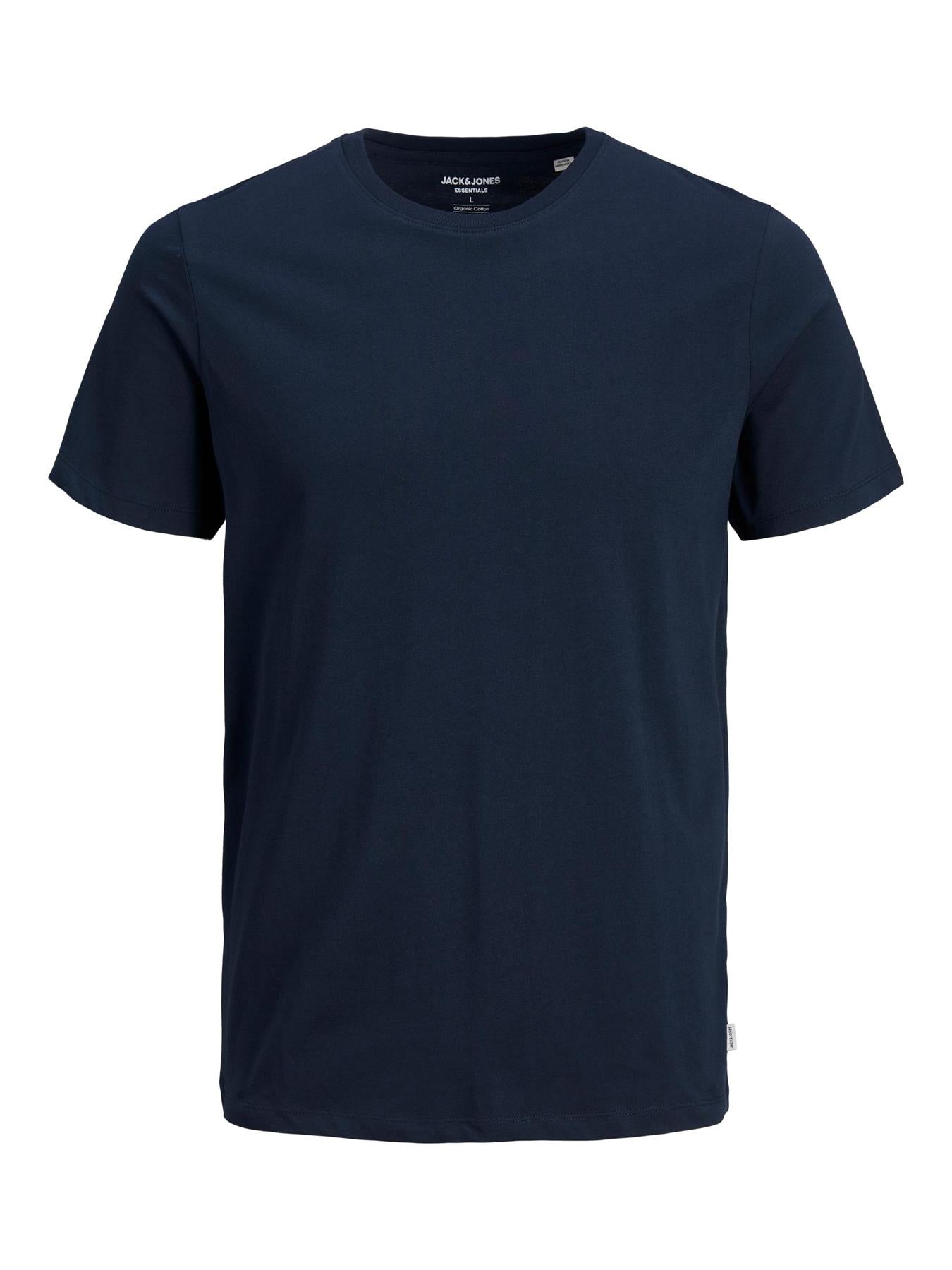 Jack & Jones Mens Plus Size Organic Cotton Basic Tee
