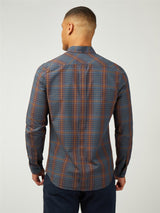 Ben Sherman Big Size Multicolour Check Long Sleeve Shirt For Men Size 2XL-5XL, 2 Options