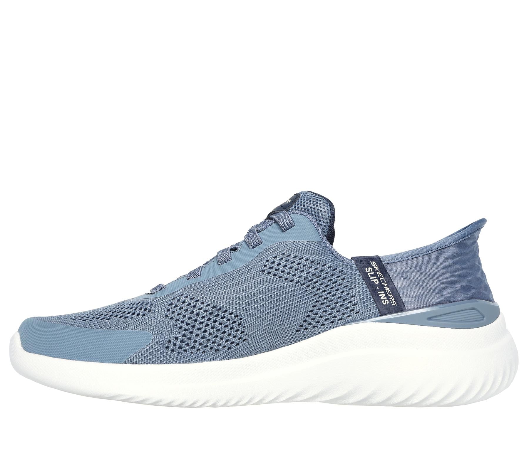 Skechers Slip On Sneaker Shoe For Men Bounder 2.0 Emerged Slip-Ins in Slate, 5.5-13