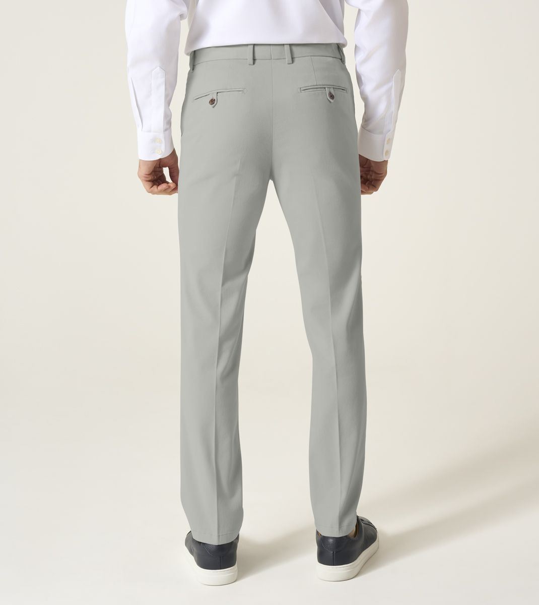 Skopes Antibes Tailored Fit Chino Trouser Ecru Beige, 30W-46W