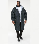 D555 WEBBER Sherpa Lined Showerproof Changing Robe For Men in Black, 2XL-6XL