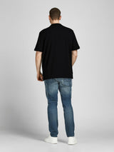 Jack & Jones Men's Plus Size Eshark Classic Short Sleeve Plain Polo Large to 6XL