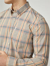 Ben Sherman Big Size Multicolour Check Long Sleeve Shirt For Men Size 2XL-5XL, 2 Options