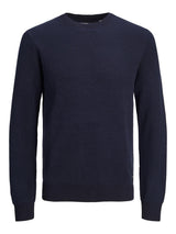 Jack & Jones Knit Crew Neck With Long Sleeves For Men (JJEGLOBE) in 6 Colours, L-XL