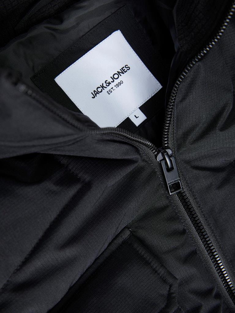 Jack & Jones Men's Plus Size Long Sleeves Jacket in Black, 1XL to 6XL