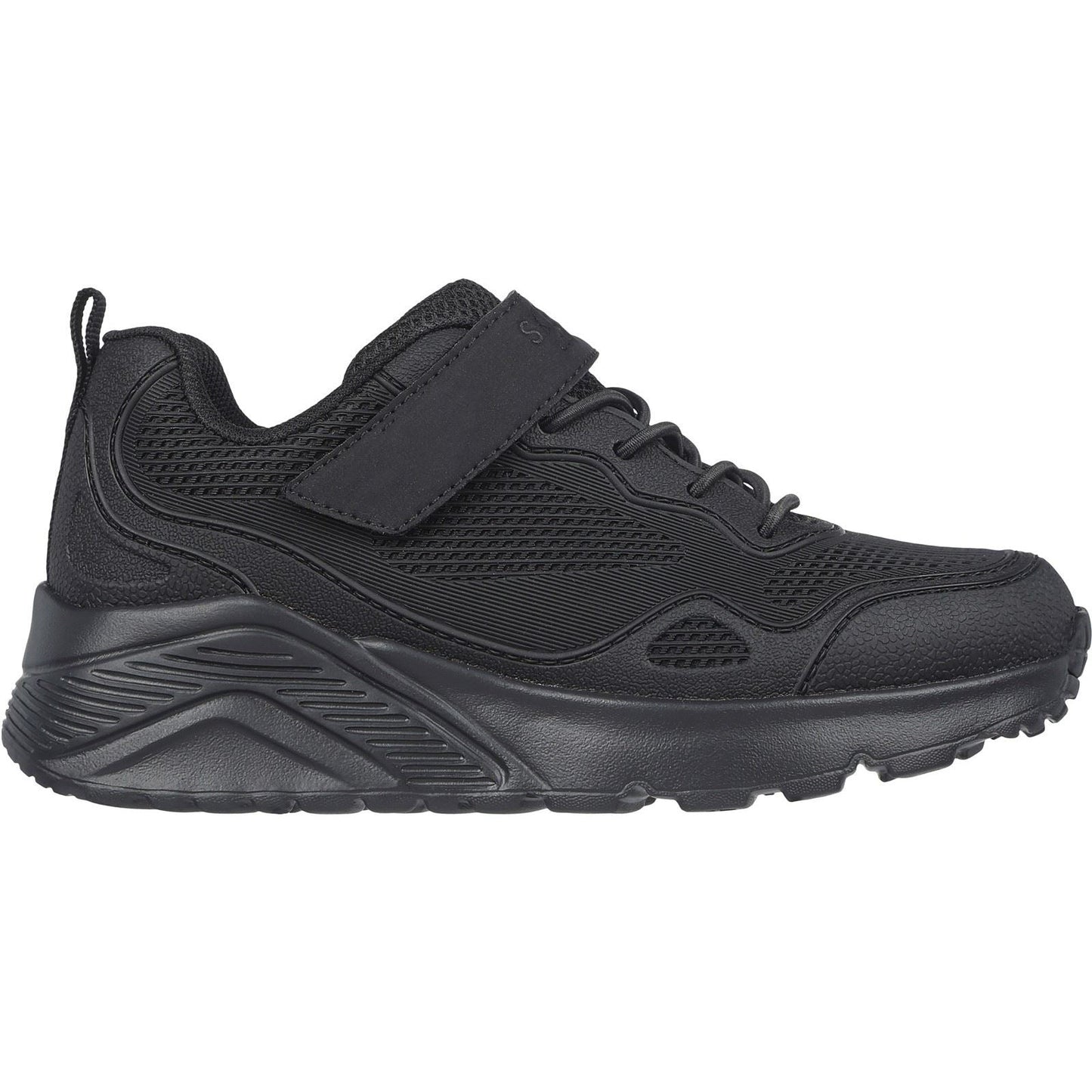 Skechers Boys Trainer - Uno Lite - Worlo in Black, 1-13.5 - GAR403651L