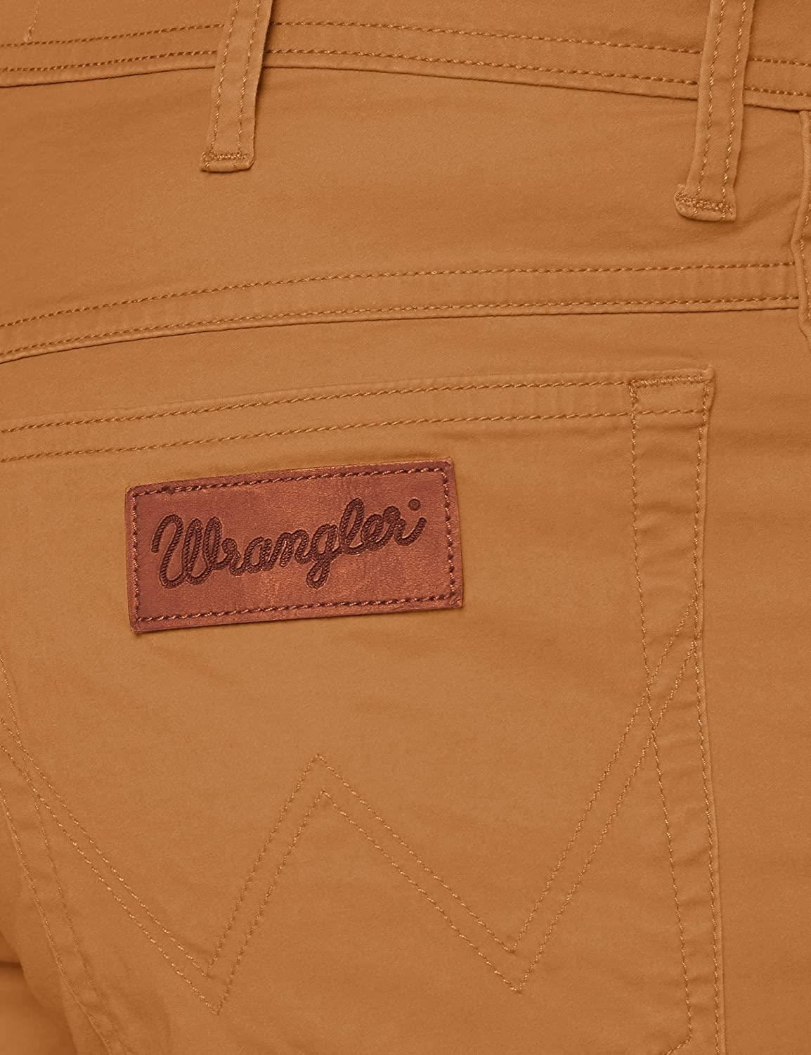 Wrangler Greensboro Texas Slim Stretch Chino Waist 38 - 46, 10 Colours