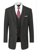 SKOPES Wool Blend Darwin Charcoal Suit Jacket in Size 34 To 62, S/R/L