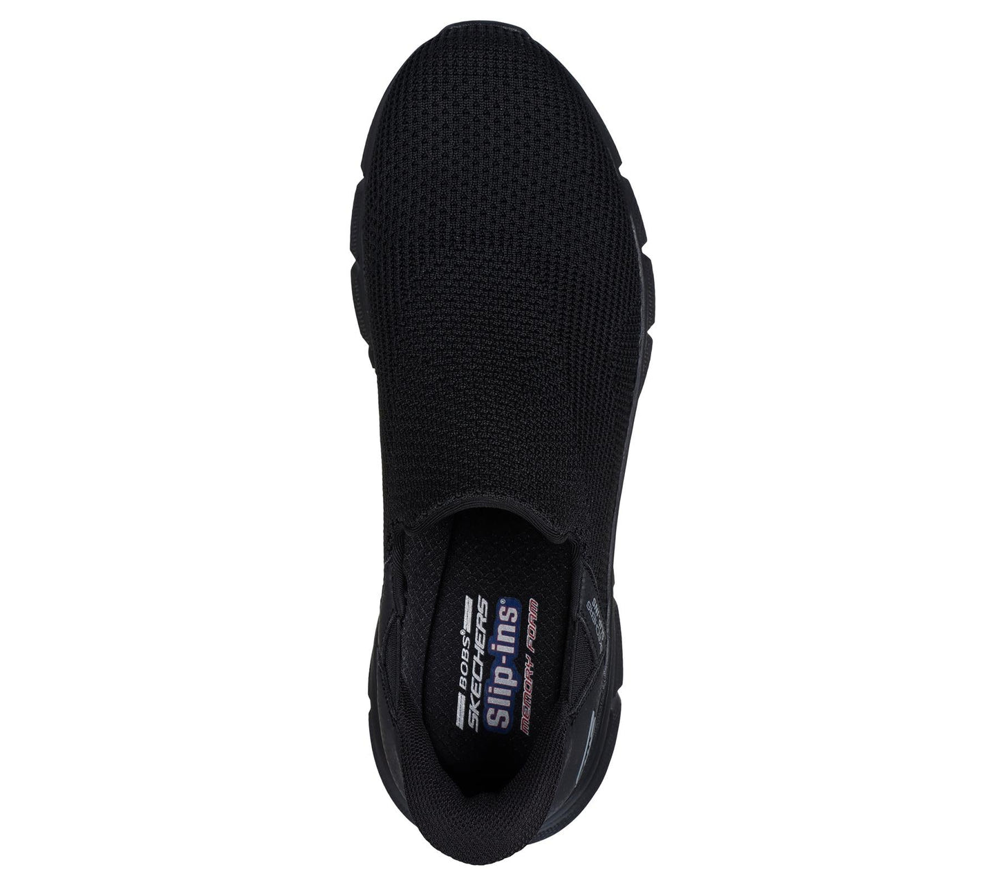 Skechers Slip On Sneaker Shoe For Men BOBS Sport B Flex Resilient Slip-ins in Black, 5.5-15