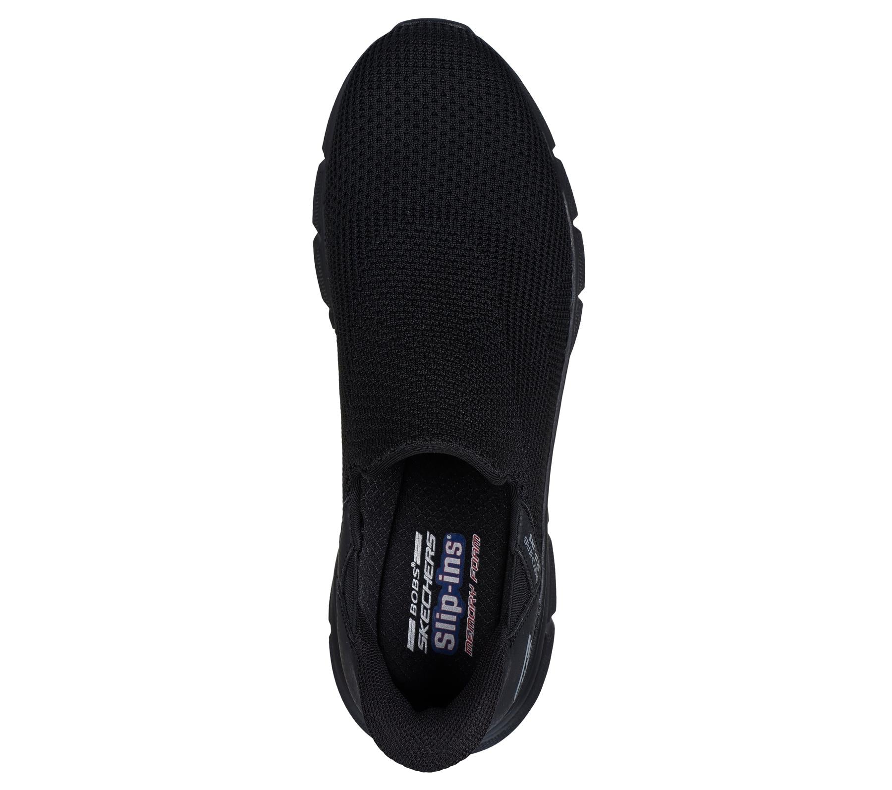 Skechers Slip On Sneaker Shoe For Men BOBS Sport B Flex Resilient Slip-ins in Black, 5.5-15