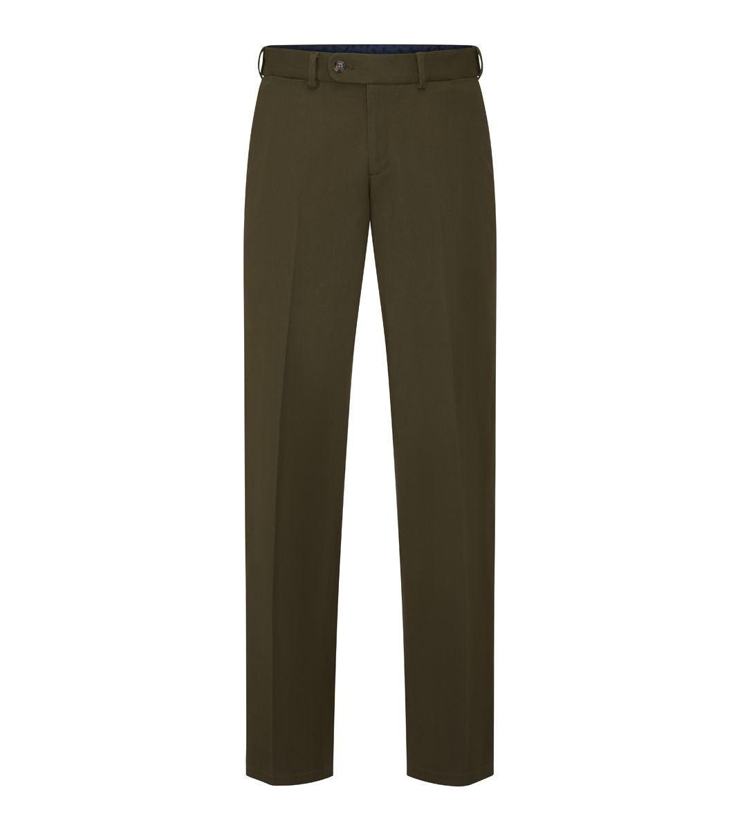 Skopes Antibes Tailored Fit Chino For Men in Olive Green, 30W to 46W