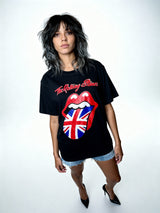 Original Vintage Rolling Stones Band T - Shirt UK  8 -12