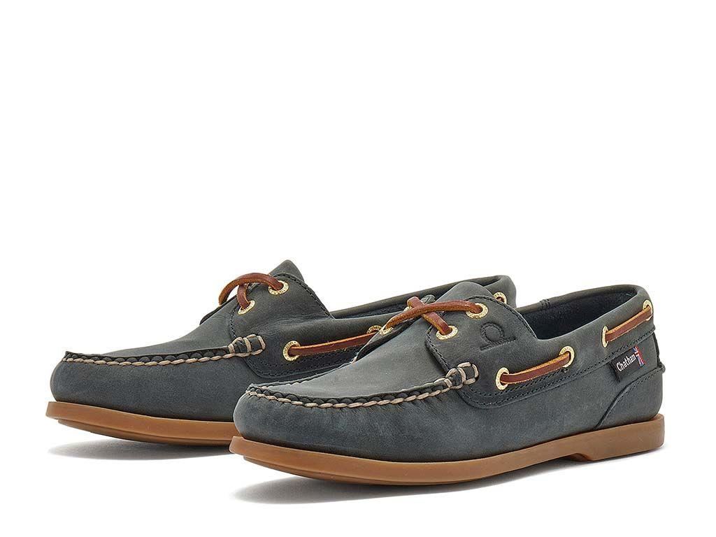 Chatham Women's Deck Lady II G2 Premium Leather Boat Shoes in 3 Colour Options 3 to 9