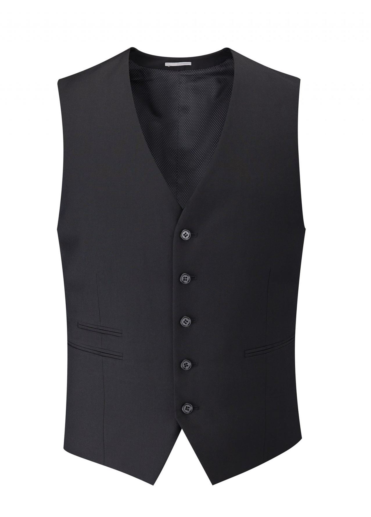 Skopes Madid Suit Waistcoat in Black
