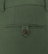 Skopes Antibes Tailored Fit Chino Trouser Mid Green, 30W-46W