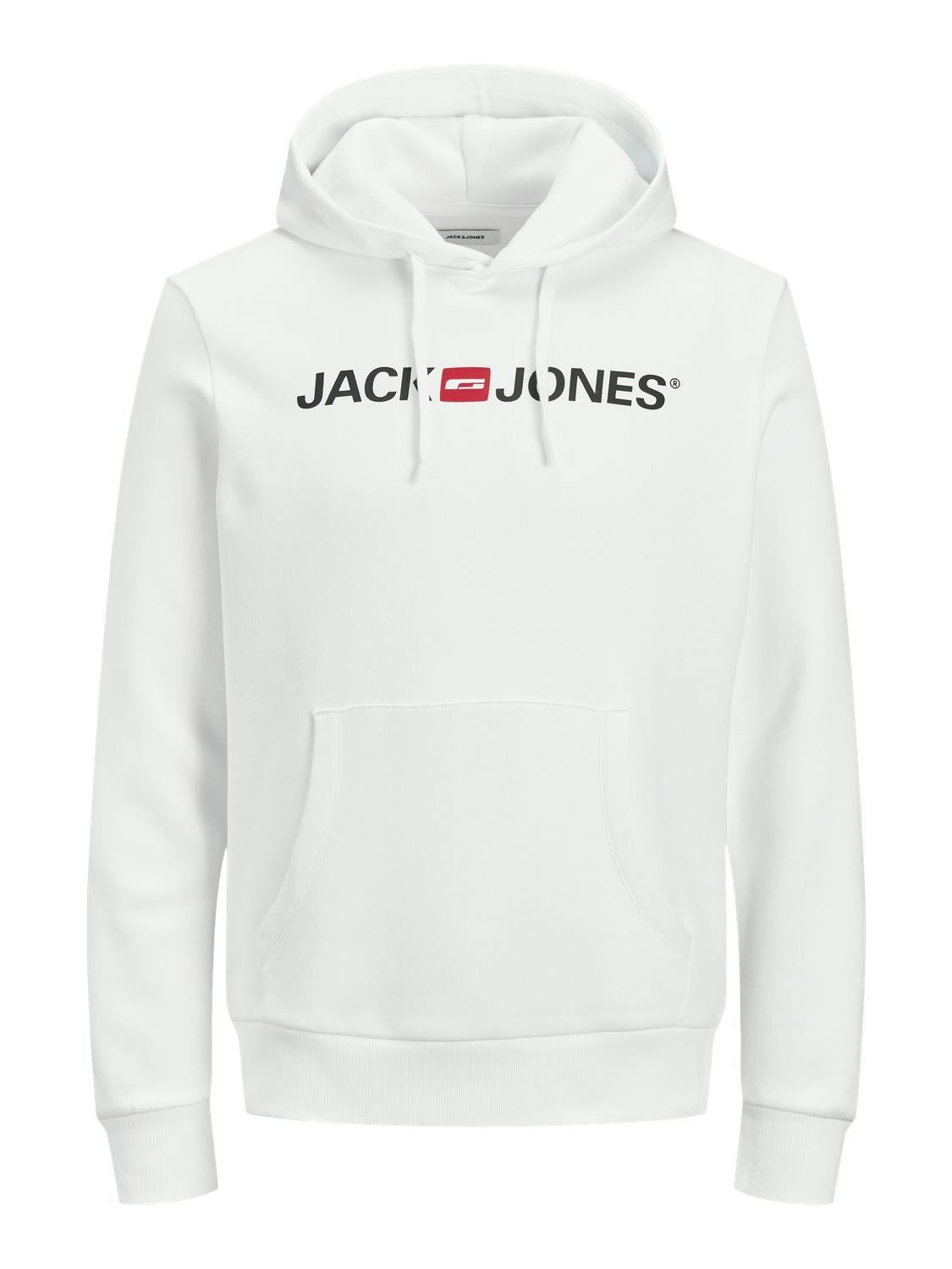 Jack & Jones Old Logo Sweat Hood For Men (JJECORP) in 3 Colours, Large