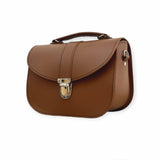 Olympia Handmade Leather Bag - Chestnut