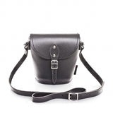 Handmade Leather Barrel Bag - Graphite