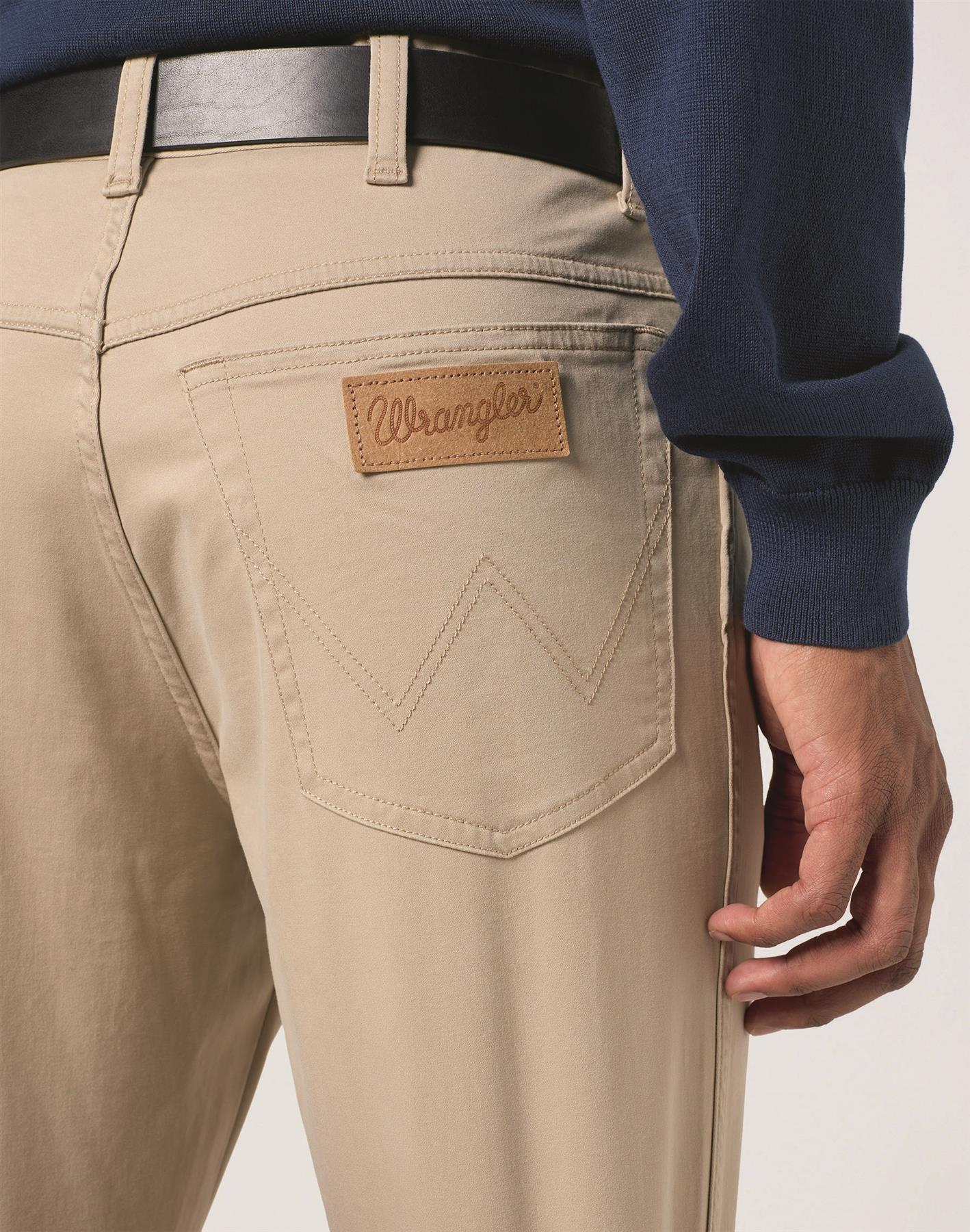 Wrangler Teas Authentic Straight Soft Chino In Waist 40 - 44" In 2 Colours