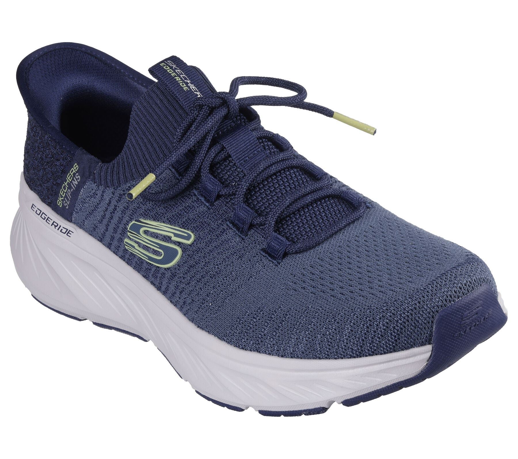 Skechers Men Trainer Shoes - Edgeride - Raygo in Navy/Lime, 5.5-13