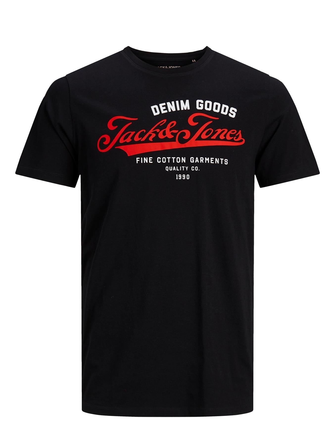 Jack & Jones Mens Plus Logo Printed Tee