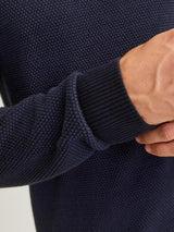 Jack & Jones Knit Crew Neck With Long Sleeves For Men (JJEGLOBE) in 6 Colours, L-XL