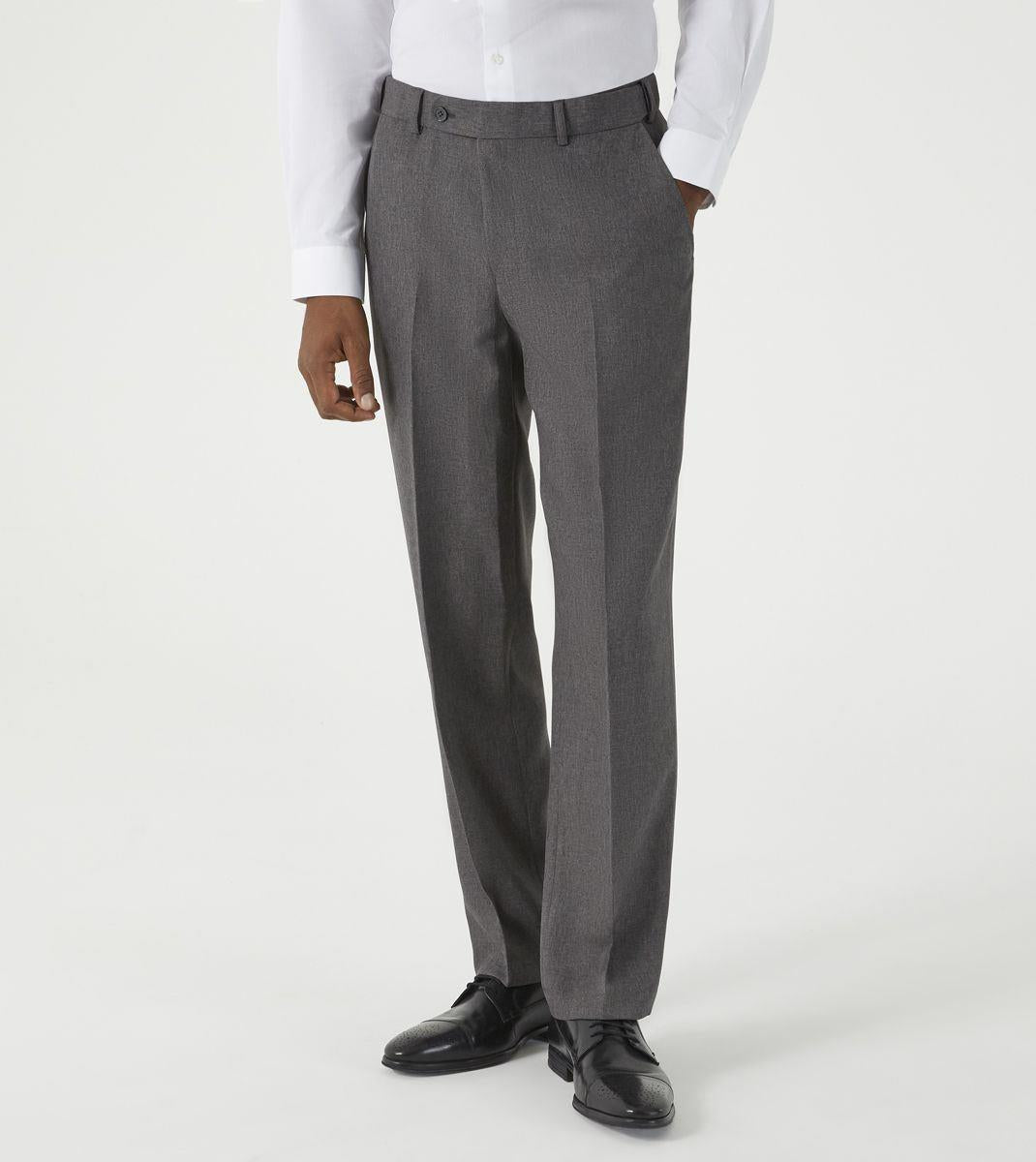 Skopes Brooklyn Regular Fit Trouser For Men in Grey, 28W to 62W