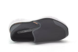 SKECHERS Men's Flex Advantage 4.0 Slip On Sneakers in Charcoal/Orange