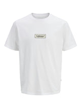 Jack & Jones Short Sleeves T-shirt For Men (JORSPLIT FAKESTITCH BRANDING) in 3 Colours, 4XL-7XL