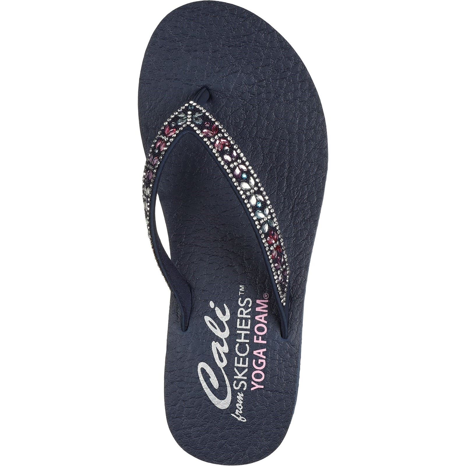 Skechers Women Sandal - Meditation - Butterfly Garden in Navy/Multi, 3-8 - GAR119660