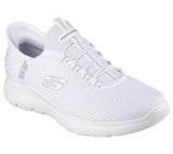 Skechers Slip On Sneaker Shoe For Men Summits High Range Mesh Slip-Ins in White, 5.5-14