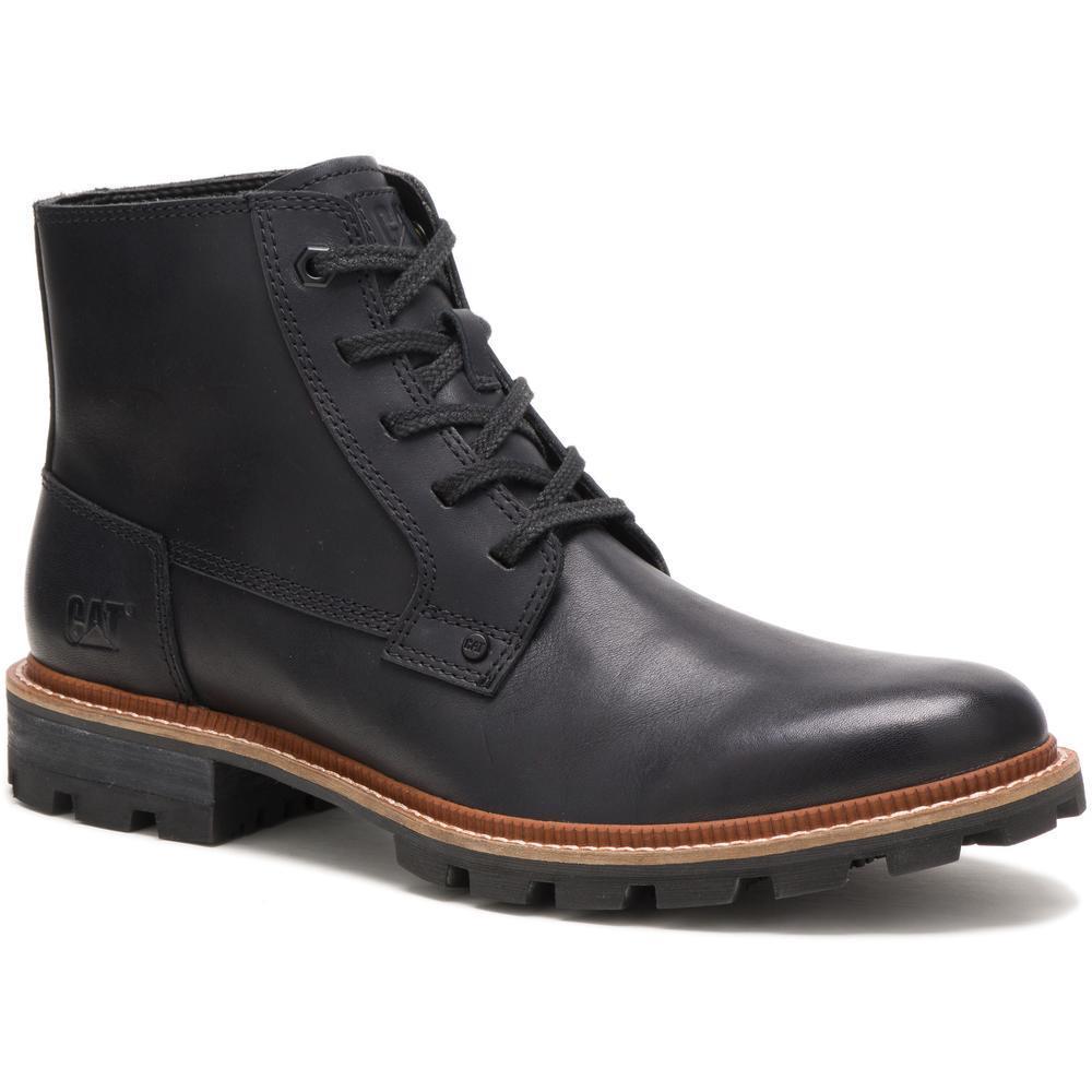 CAT Mens Wide Fit Water Proof Full Grain Impermeable Leather Boots (Wayward)