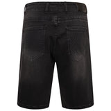 KAM Mens Plus Size Denim Shorts with Emboss in 2 Colour Options 40 to 60