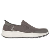 Skechers Slip On Sneaker Shoe For Men Equalizer 5.0 Drayze Slip-Ins in Taupe, 5.5-13