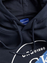Jack & Jones Men's Plus Size JORCODYY Sweat Hoodie in 2 Colours 1XL to 6XL
