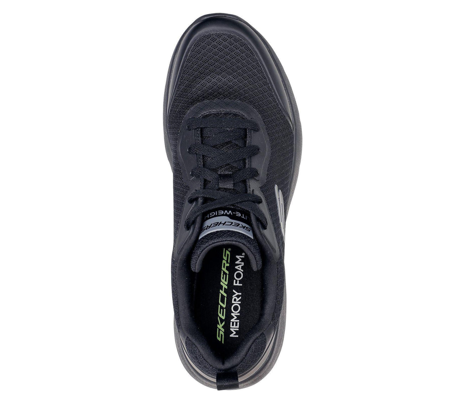 Men's Skechers Dynamight 2.0 Full Pace All Black Trainers Shoes in Black Size 7 - 13
