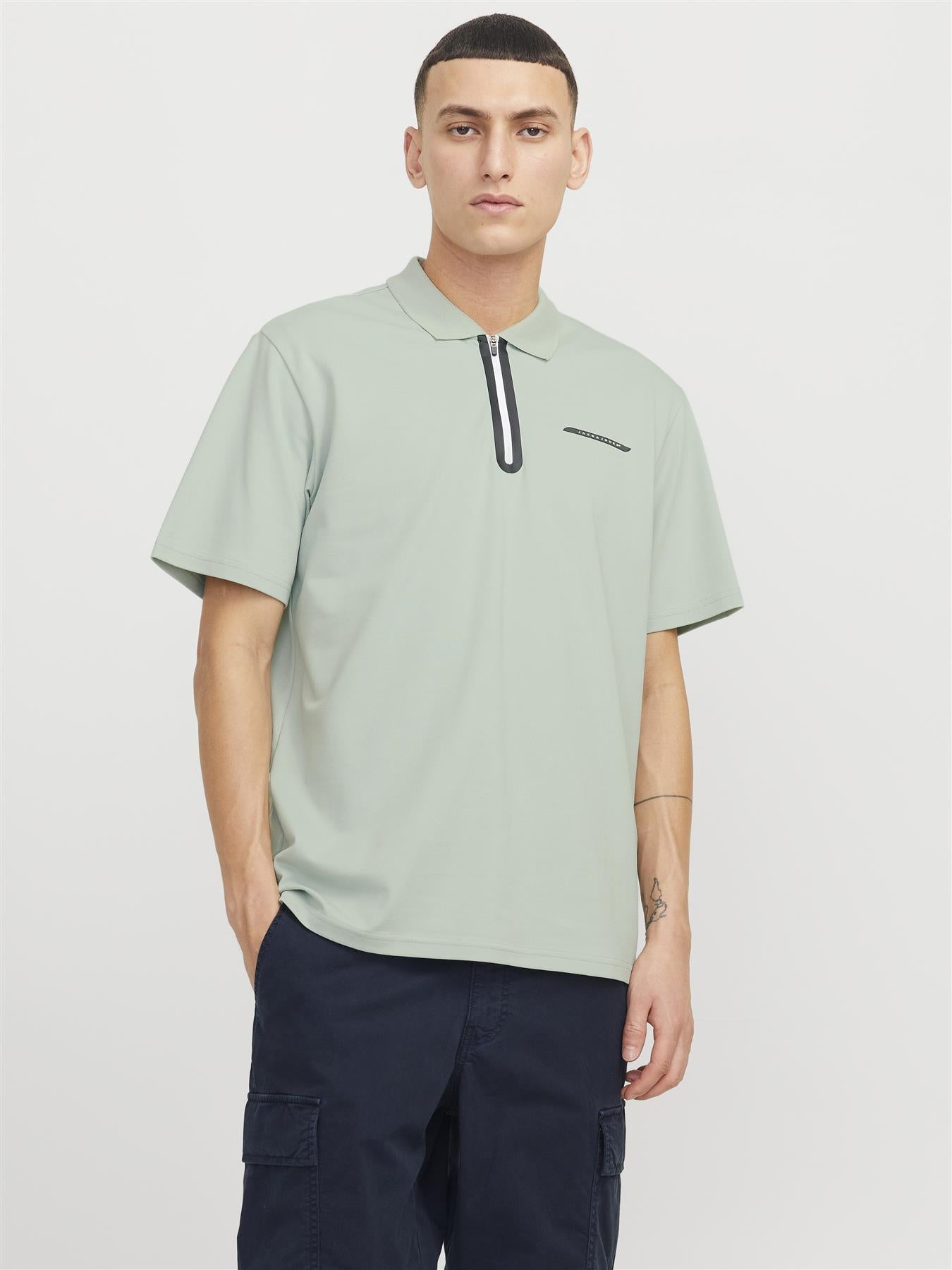 Jack & Jones Short Sleeves Polo Shirt For Men (JCOFUSION PIQUE) in 3 Colours, S-XXL