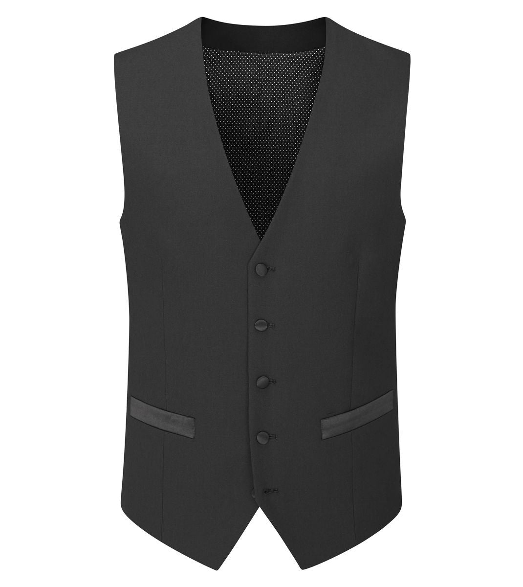 Skopes Cavendish Dinner Suit Waistcoat For Men's (10160) in Black, 34 - 64