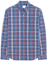 Ben Sherman Men's Short Sleeve Window Check Cotton Shirt Size 2Xl-5Xl