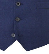 Skopes Men's Harcourt Tailored Fit Waist Coat in Navy 34 to 72 Regular