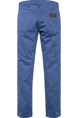 Wrangler Arizona Stretch Soft Chino Trouser in Twilight Blue Chino Waist 36 to 44