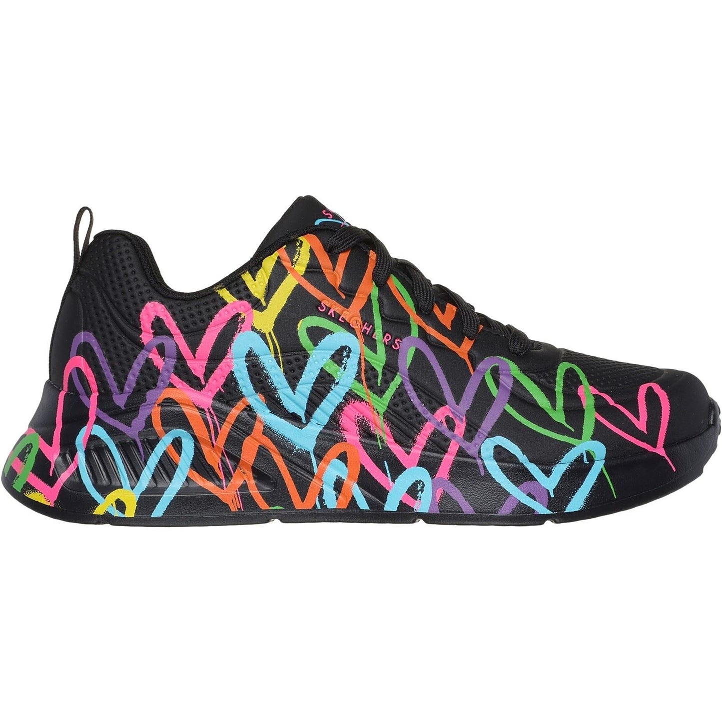 Skechers Women Trainers - Uno Lite Heart Of Hearts in 2 Colours, 3-8 - GAR177977
