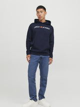 Jack & Jones Old Logo Sweat Hood For Men (JJECORP) in 3 Colours, Large