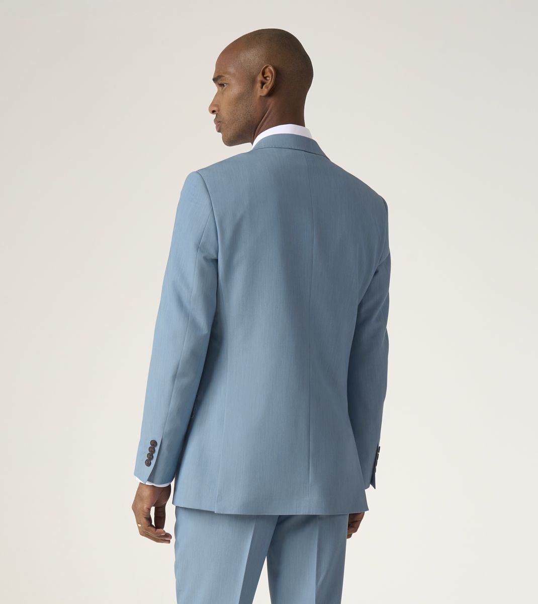 Skopes Beckett Suit Tailored Fit Jacket For Men in Pale Blue, 36S-64L